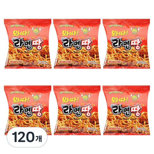 소이빈델리 와따 라면땅, 70g, 120개