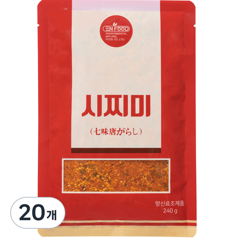 이엔푸드 시찌미, 240g, 20개
