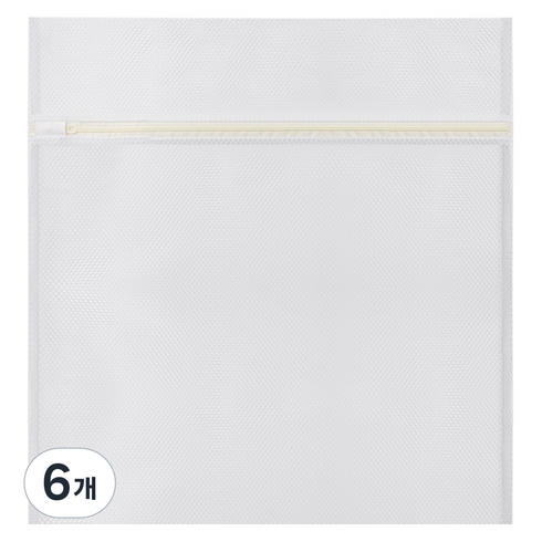 까사마루 메쉬 사각 세탁망 120 x 120 cm, 화이트, 6개