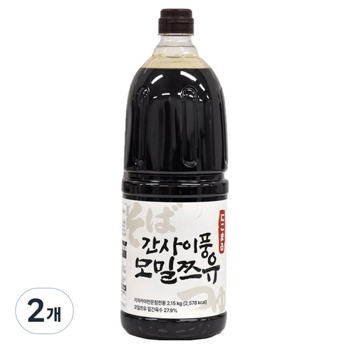 태원식품 니코마루 간사이풍 모밀쯔유, 2.15kg, 2개