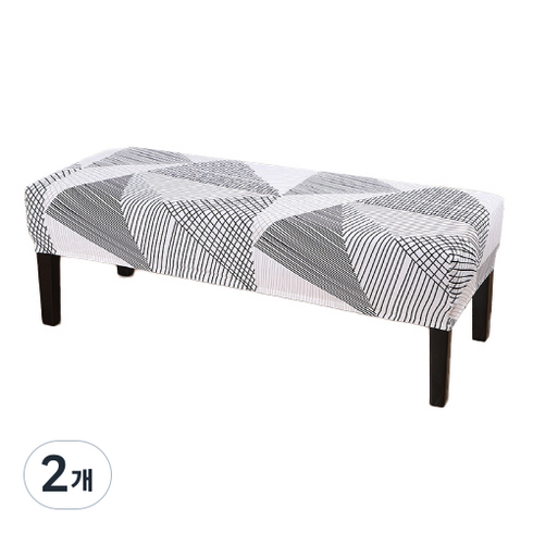 컬쳐드 피아노 의자 커버 100 x 40 cm, 13, 2개