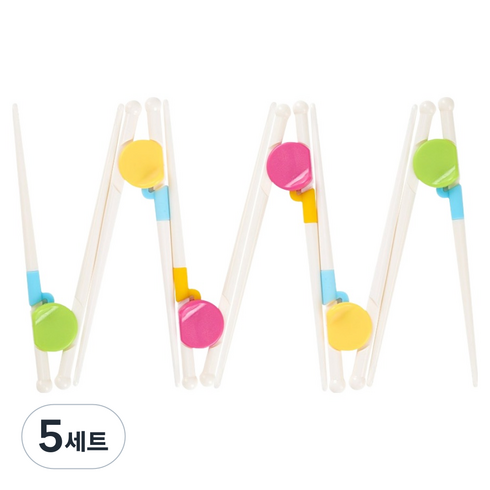 캐스비 튼튼 소근육 훈련집게 6종 세트, 혼합색상, 5세트