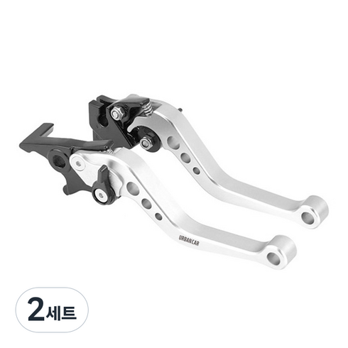 어반카 오토바이 클러치 레버 2p, 실버, 2세트