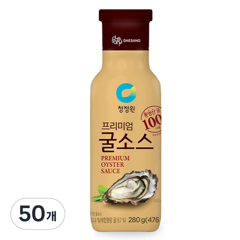 청정원 프리미엄 굴소스, 280g, 50개