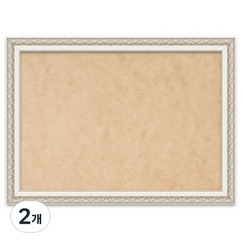 108피스 직소 퍼즐 액자 18 x 25 cm, 매트 실버, 2개