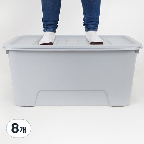 가쯔 마카롱 리빙박스, 라이트그레이, 8개