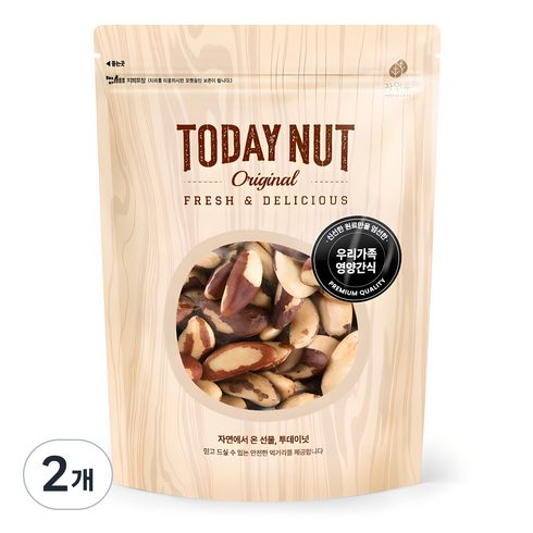 투데이넛 브라질넛, 300g, 2개