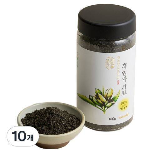 지리산처럼 흑임자가루, 150g, 10개