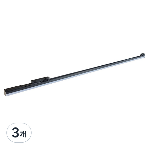 블링라이트 YDNTS LED T라인 레일조명 30W 1200mm, 전구색(블랙), 3개