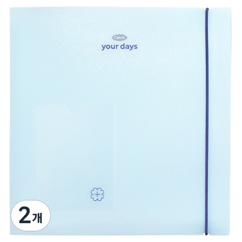 비온뒤 Catch your days 수납형 티켓북, 블루, 2개