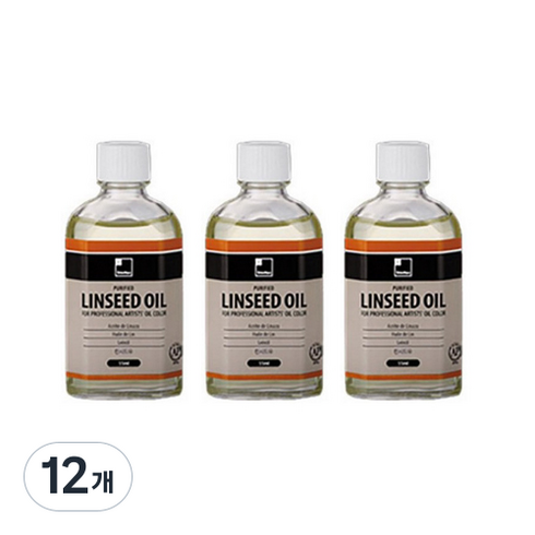 신한화구 린시드 유화보조제, 55ml, 12개