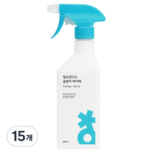 청소연구소 곰팡이제거제, 15개, 400ml