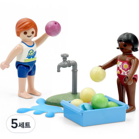 플레이모빌 아이들과 물풍선 피규어 71166, 5세트