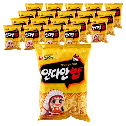 인디안밥 스낵, 83g, 20개