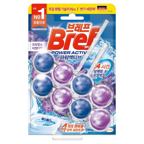 브레프 파워액티브 프로방스 라벤더향, 50g, 2개