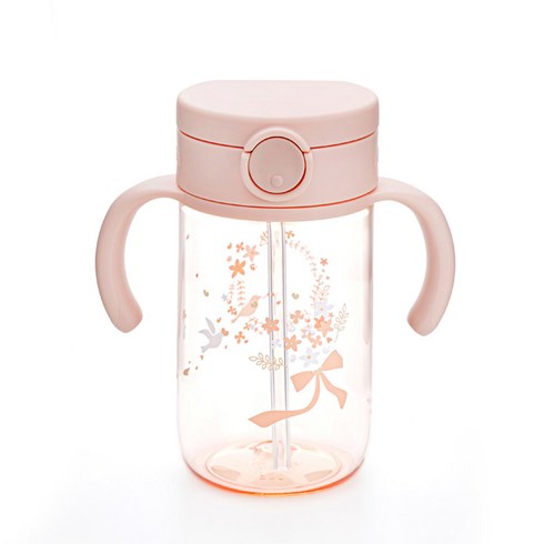 릿첼 아스타 빨대컵, 320ml, 1개, 코럴핑크