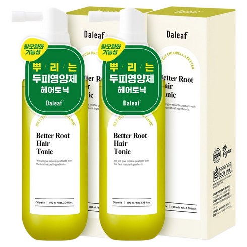 달리프 클로렐라 베러 루트 헤어토닉, 100ml, 2개