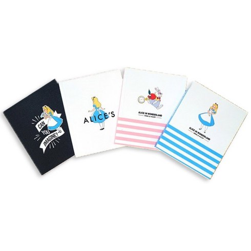 금홍팬시앨리스 디즈니클래식에세이노트, 랜덤 발송, 1개, 1개