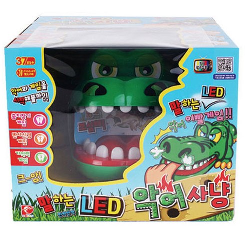피노키오 말하는 LED 악어사냥 이빨룰렛, 혼합색상, 1개