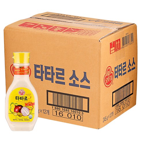오뚜기 타타르 소스, 245g, 12개