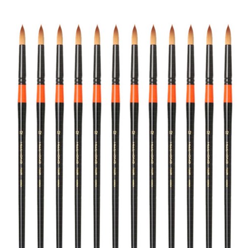 화홍 수채화붓 700R, 12호, 12개