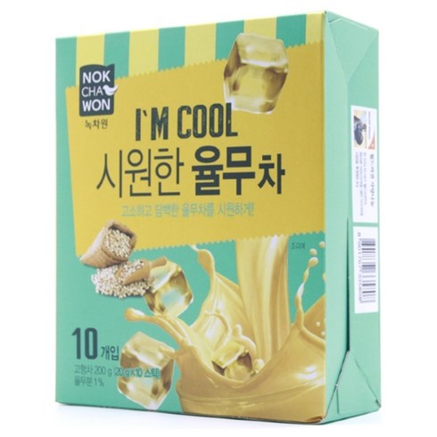 녹차원 시원한 율무차, 20g, 10개