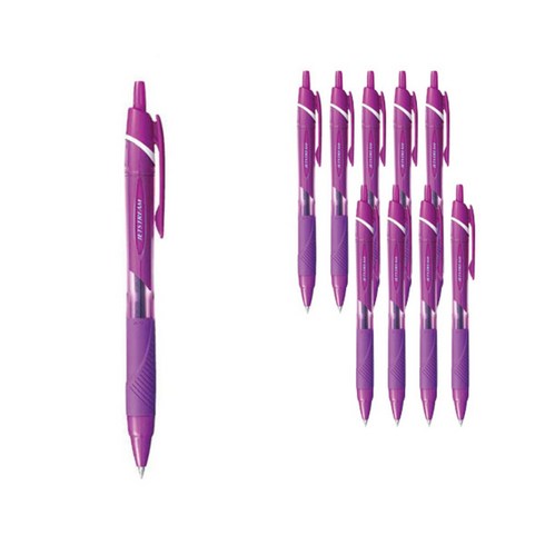 제트스트림 유성볼펜 SXN-150C-07 0.7mm, 퍼플, 10개