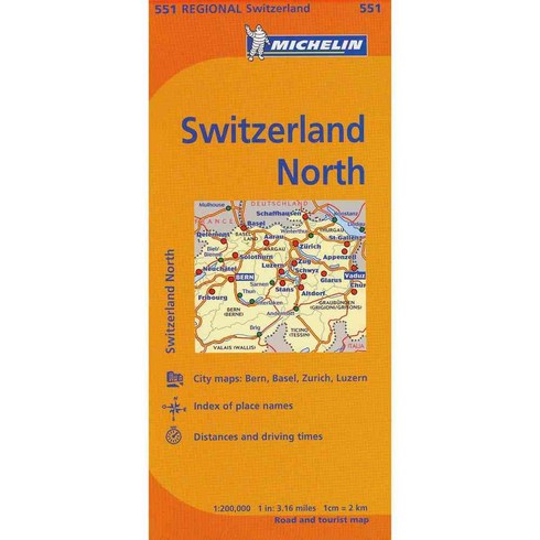 Michelin Switzerland North, Michelin Travel Pubns