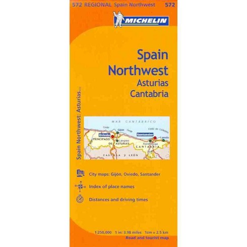 Michelin Spain Northwest Asturias Cantabria/ Espagne Nord-Ouest Asturies Cantabrie, Michelin Travel Pubns
