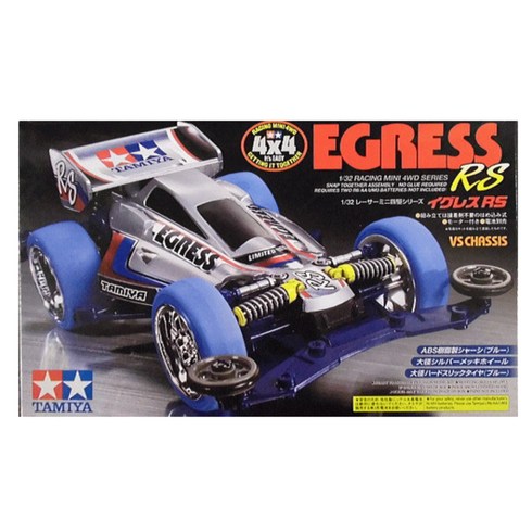 타미야 EGRESS RS 미니카 4WD, 혼합 색상, 1개