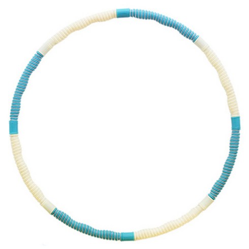 나리아 지압 쥬얼리 훌라후프, 1.4kg, MINT + IVORY, 1개