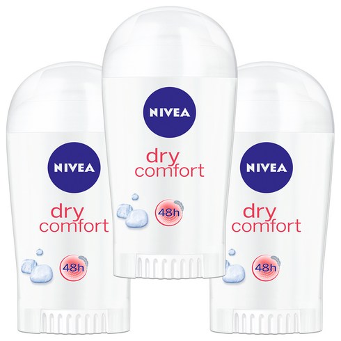 니베아 드라이 콤포트 스틱타입 데오드란트, 40ml, 3개