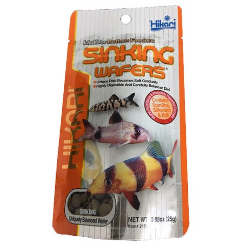 히카리 싱킹 와퍼 코리도라스 사료, 25g, 1개