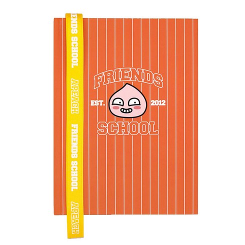 아이콘스 카카오프렌즈 프렌즈스쿨 하드커버 노트, APEACH, 1개