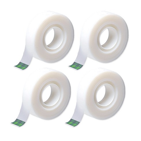 스카치 매직 셀로판테이프 리필 18mm x 32m, 4개