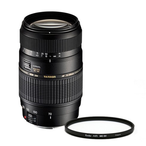 탐론 소니렌즈 AF70-300mm F/4-5.6 Di A17 + 겐코 Air MC UV 필터 62mm