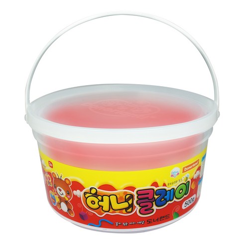 도너랜드 허니클레이 벌크, 빨강, 500g, 1개