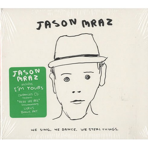 JASON MRAZ - WE SING WE DANCE WE STEAL THINGS DIGIPAK 미국수입반, 1CD