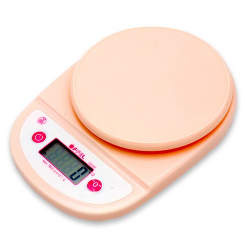 오펠 1g단위 주방저울, 1kg, 베이비핑크, OF-3004B