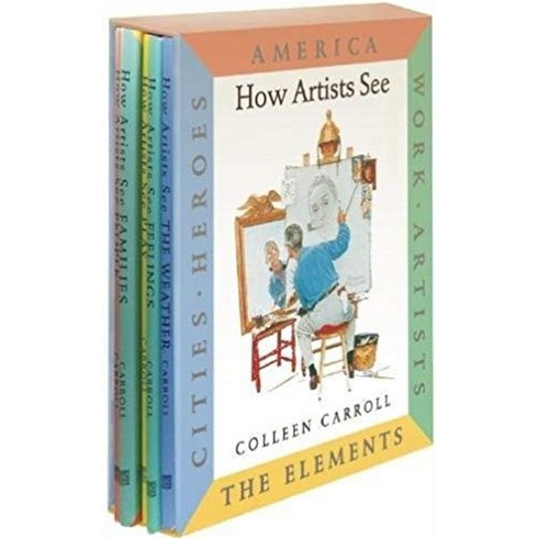 How Artists See 6-Volume Collection I: Feelings/ Animals /People /Families / The Weather/ Play Hardcover, Abbeville Kids