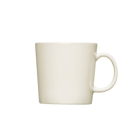 이딸라 떼에마 머그컵 300ml, 흰색, 1개