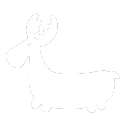 쿠 홈 인테리어 아크릴 메모판 MO75 부착형, 화이트