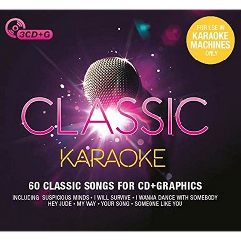 VARIOUS ARTISTS - CLASSIC KARAOKE EU수입반, 3CD + Graphics