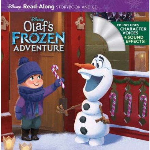 Olaf's Frozen Adventure (With Audio CD) Paperback, Disney Press