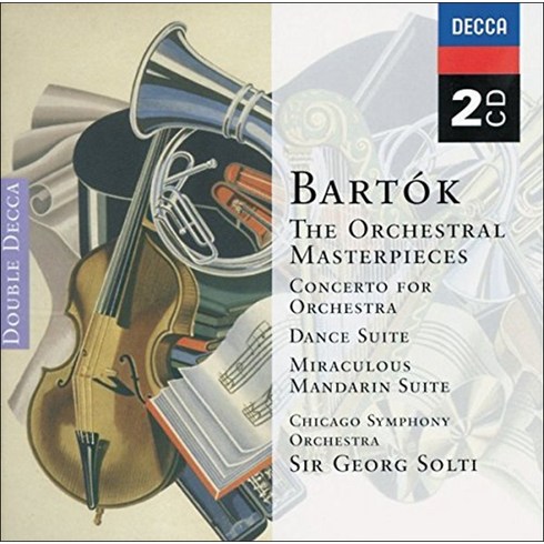 BELA BARTOK - THE ORCHESTRAL MASTERPIECES/SOLTI EU수입반, 2CD
