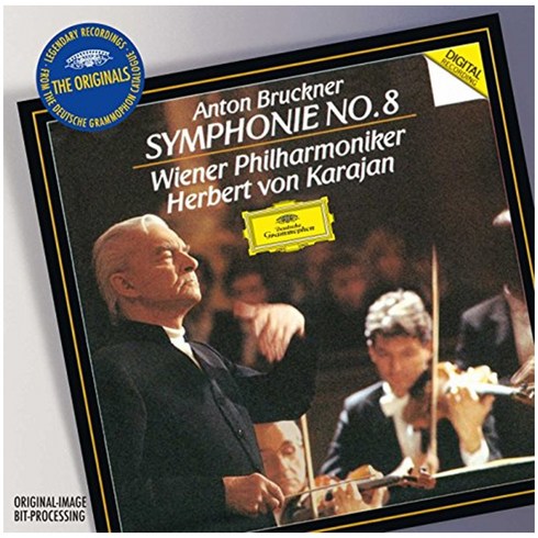 ANTON BRUCKNER - SYMPHONIE NO.8/ HERBERT VON KARAJAN THE ORIGINALS EU수입반, 1CD