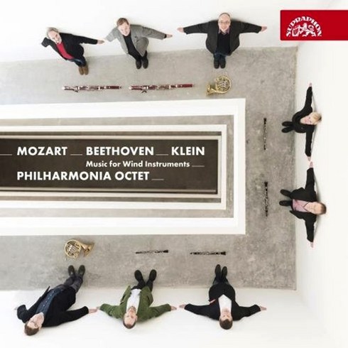 WOLFGANG AMADEUS MOZART/LUDWIG VAN BEETHOVEN/GIDEON KLEIN - MUSIC FOR WIND INSTRUMENTS/PHILHARMONIA OCTET 체코수입반, 1CD