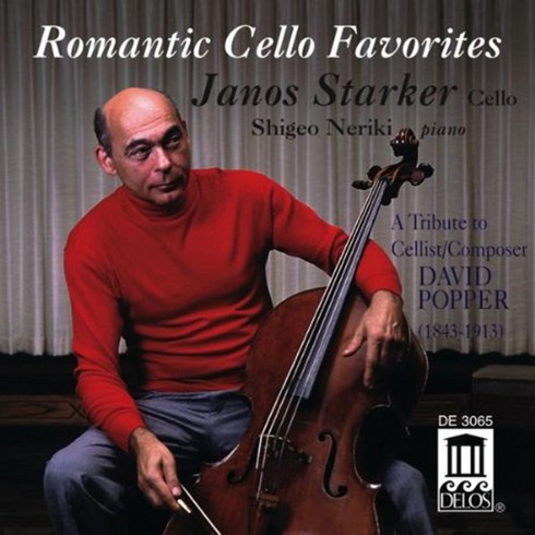 DAVID POPPER - ROMANTIC CELLO FAVORITES / JANOS STARKER / SHIAEO NERIKI 미국수입반, 1CD