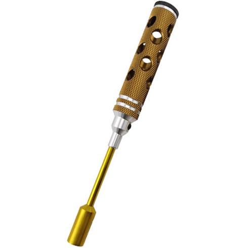 하비디테일 티탄 팁 Nut Drivers Luxury Gold Honeycomb 8.0 x 180 mm, 1개