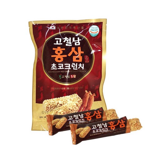 고철남홍삼 초코 크런치, 1개, 49g
